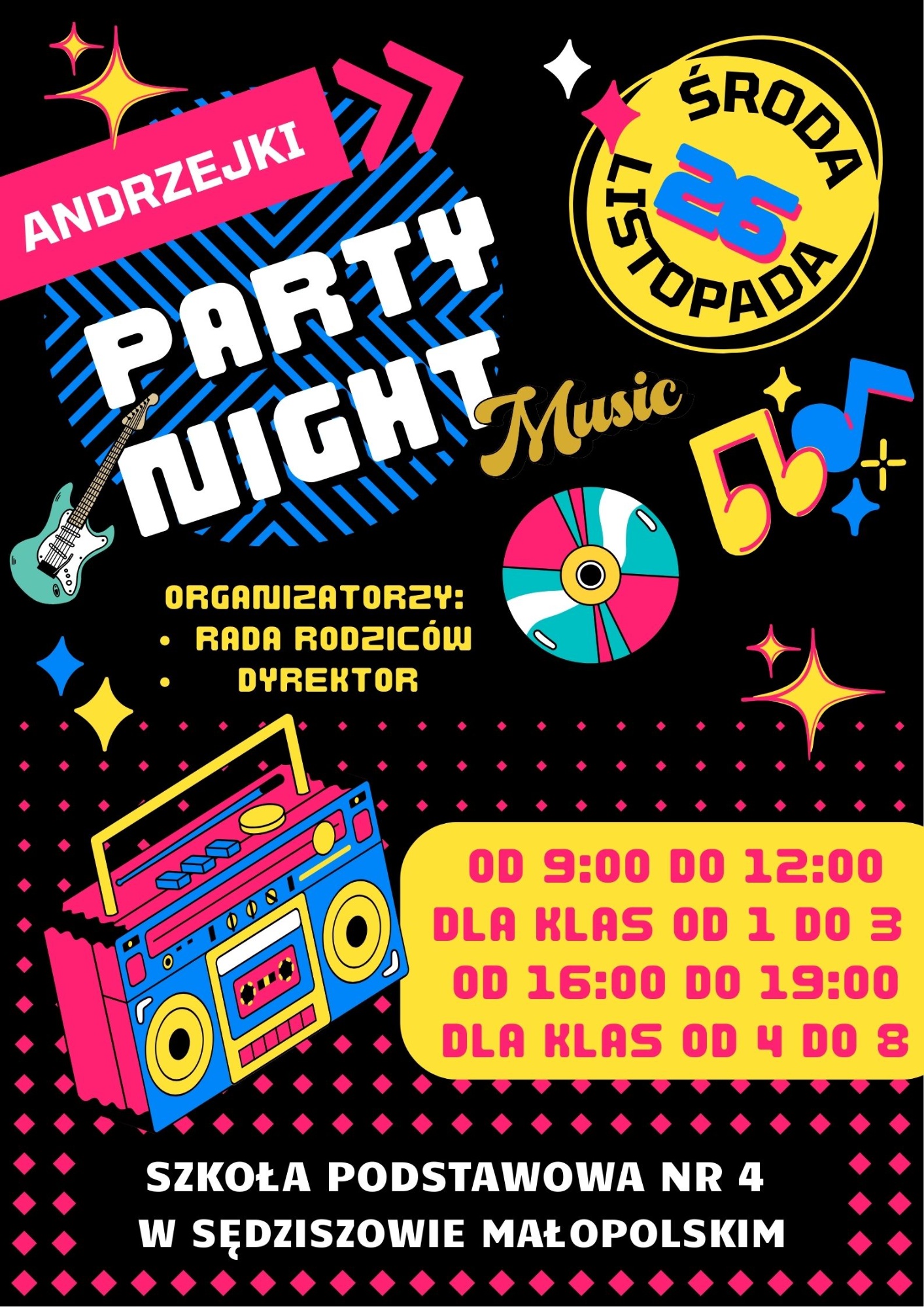 DYSKOTEKA SZKOLNA - Obrazek 1