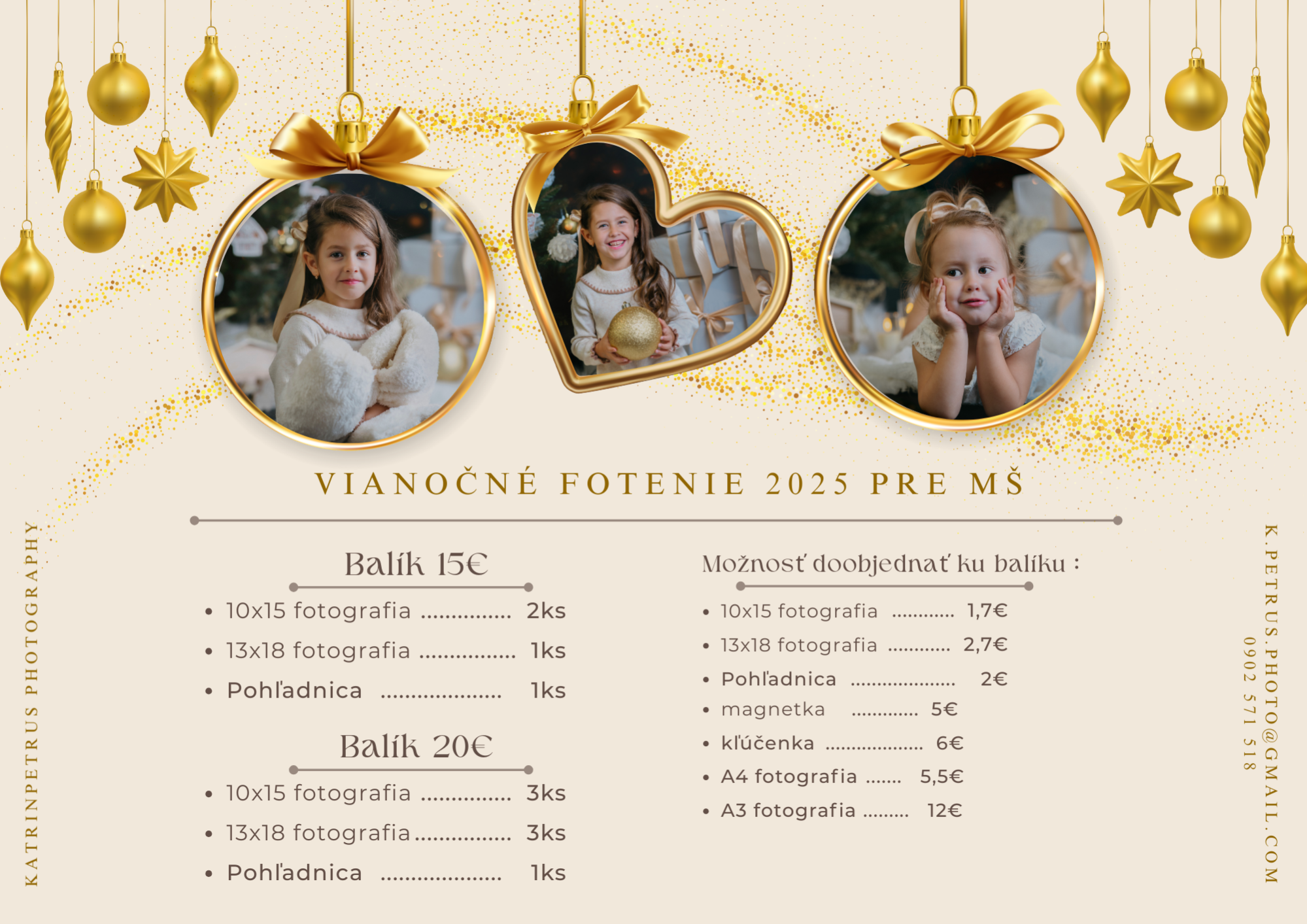 Ponuka vianočného fotenia detí - Obrázok 1