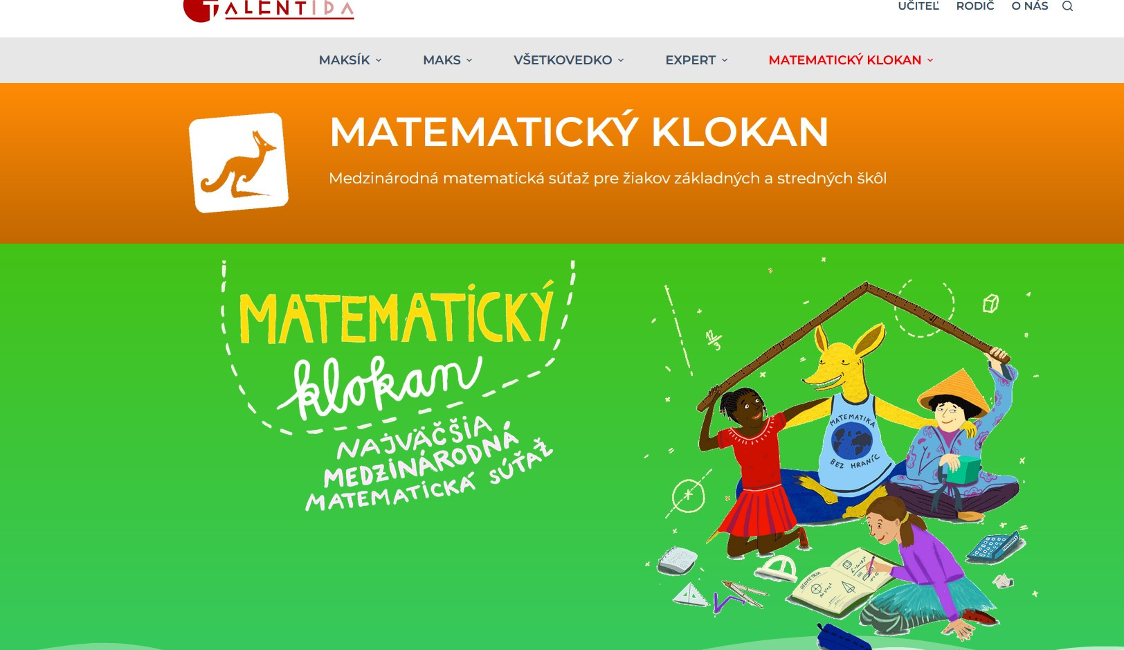 Matematický klokan -medzinárodná matematická súťaž- výsledky - Obrázok 1