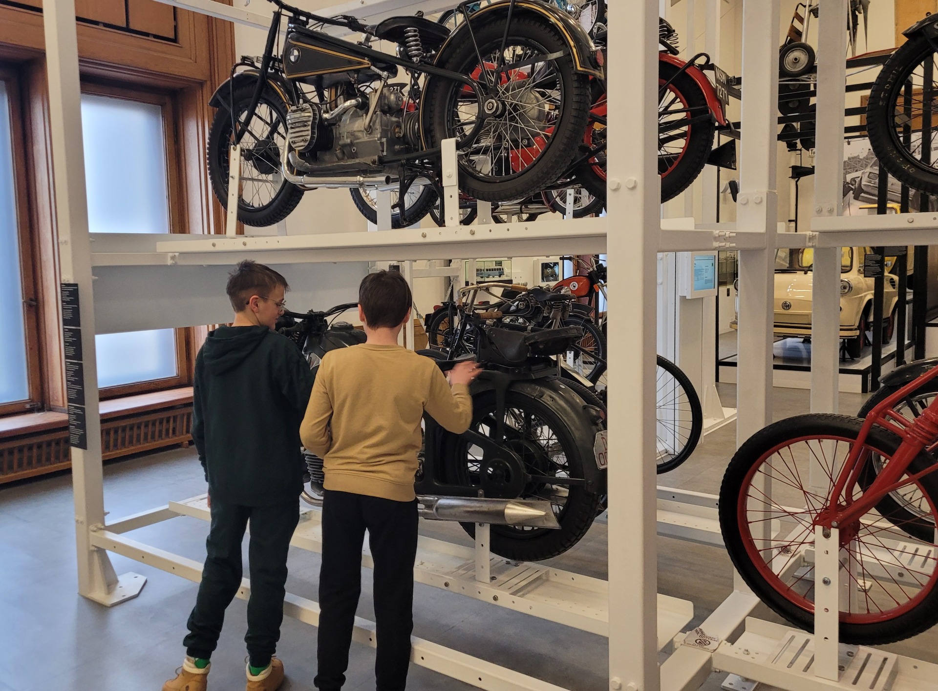 Muzeum Techniki - wystawa motocykli