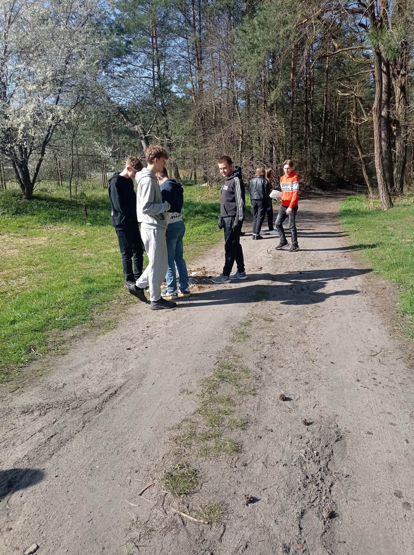 Akcja #SprzątamyDlaPolski zakończona sukcesem! Uczniowie z naszej szkoły od rana prężnie wzięli się do pracy i uprzątnęli teren szkoły oraz obszary leśne i zielone maszewskiej miejscowości🌳🌳🌲🌲🌳🌲🌳 - Obrazek 4