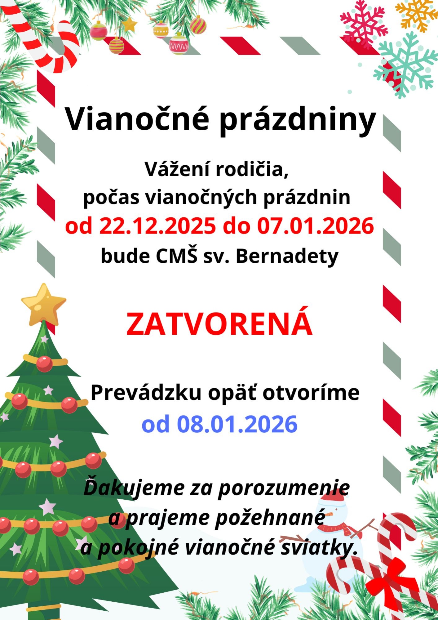 Vianočné prázdniny - Obrázok 1