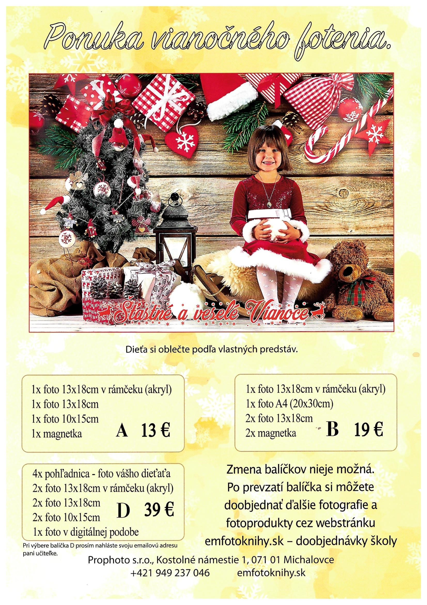 Vianočné fotenie 12.11.2025 - Obrázok 1