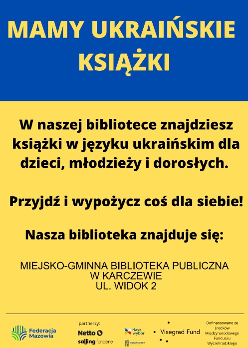 "Ukraińskie książki dla mazowieckich bibliotek" - Obrazek 1