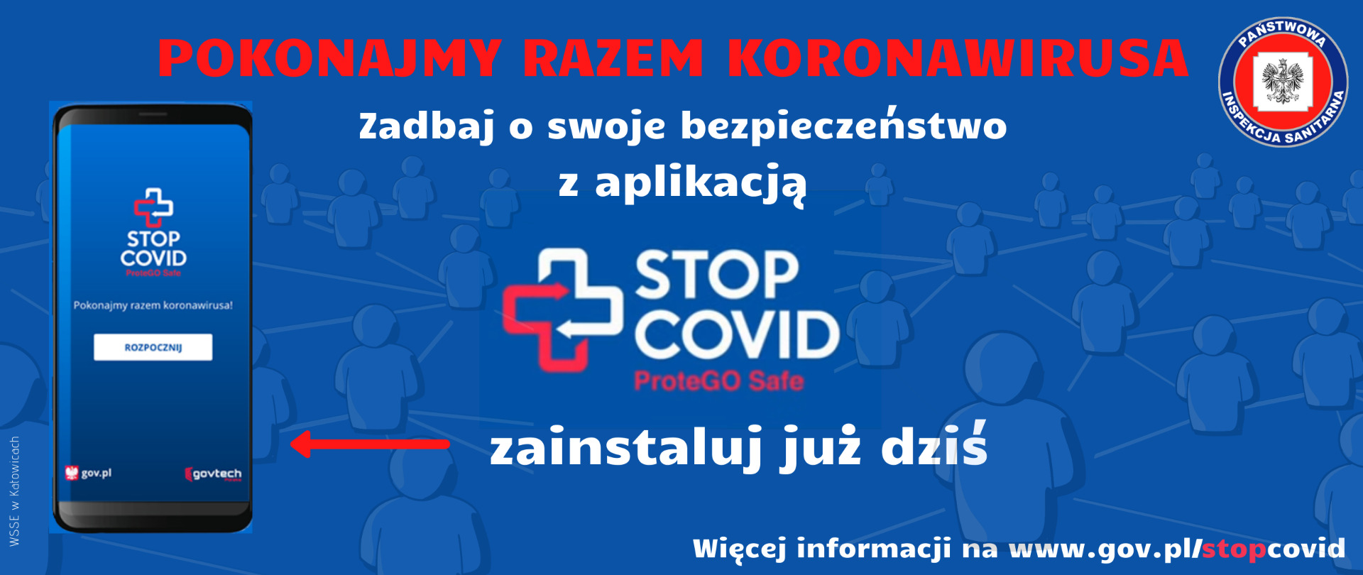 Akcja promująca aplikację STOP COVID ProteGO Safe - Obrazek 1