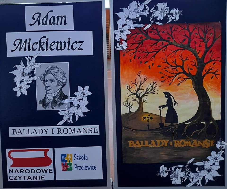 Narodowe Czytanie "Ballady i romanse" A. Mickiewicza w NSP Przelewice. - Obrazek 2