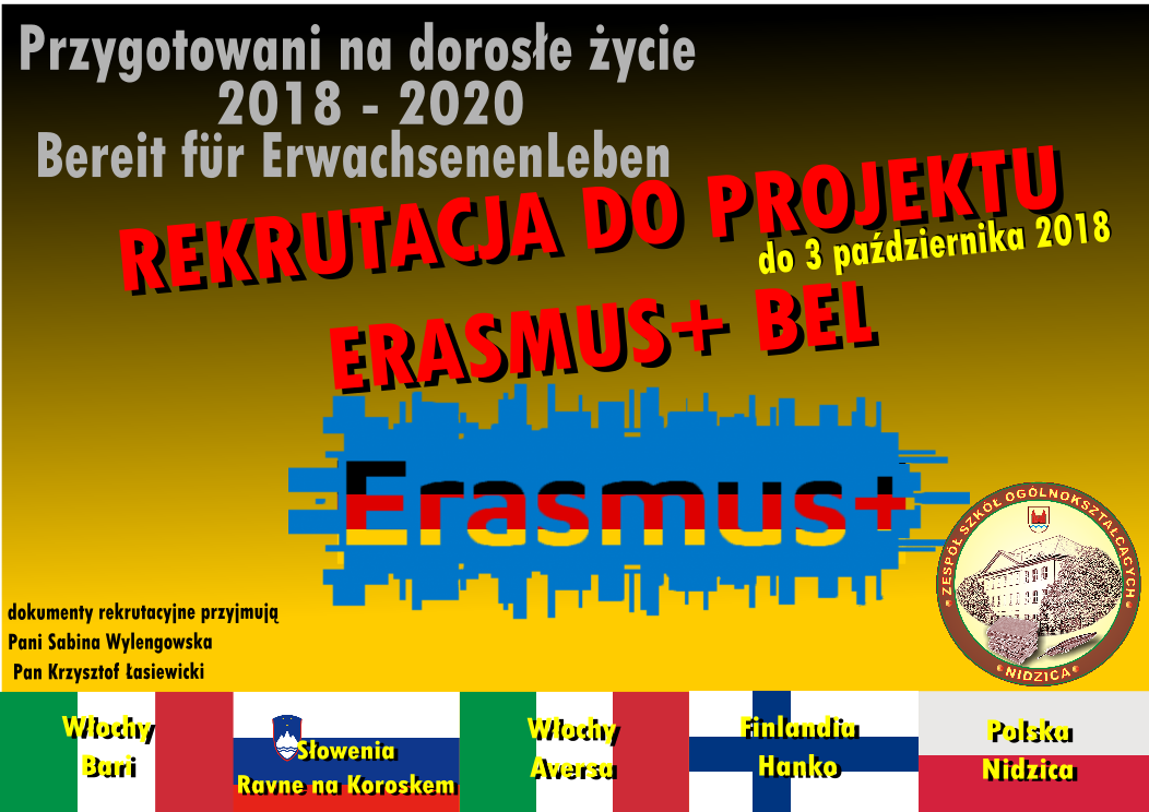 Regulamin Erasmus+ BEL - Obrazek 1