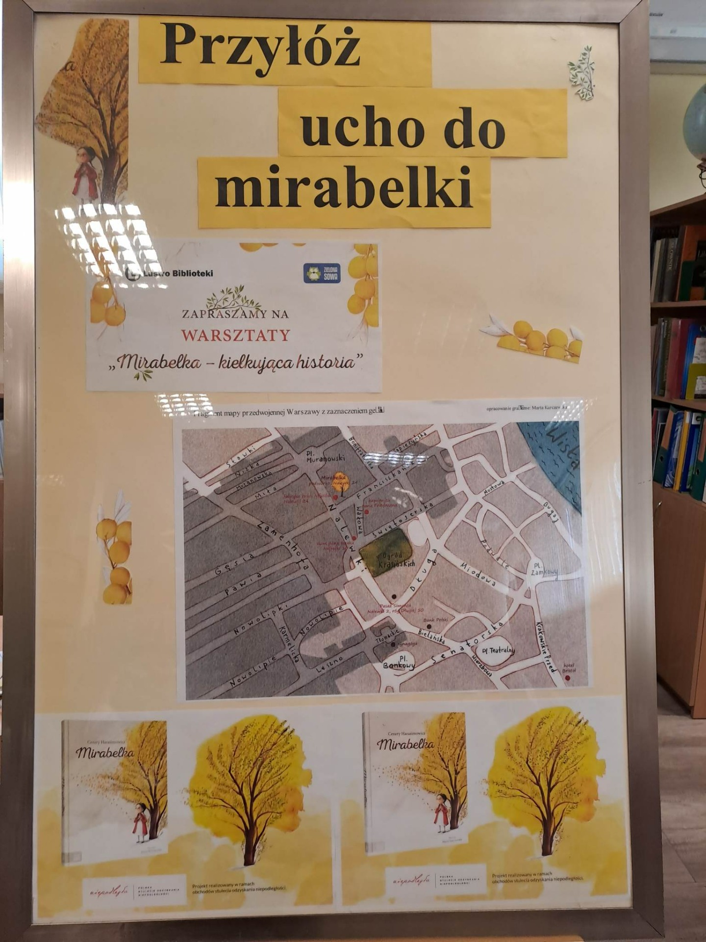 Mirabelka-kiełkująca historia (warsztaty w Miejskiej Bibliotece Publicznej w Lubaczowie) - Obrazek 1