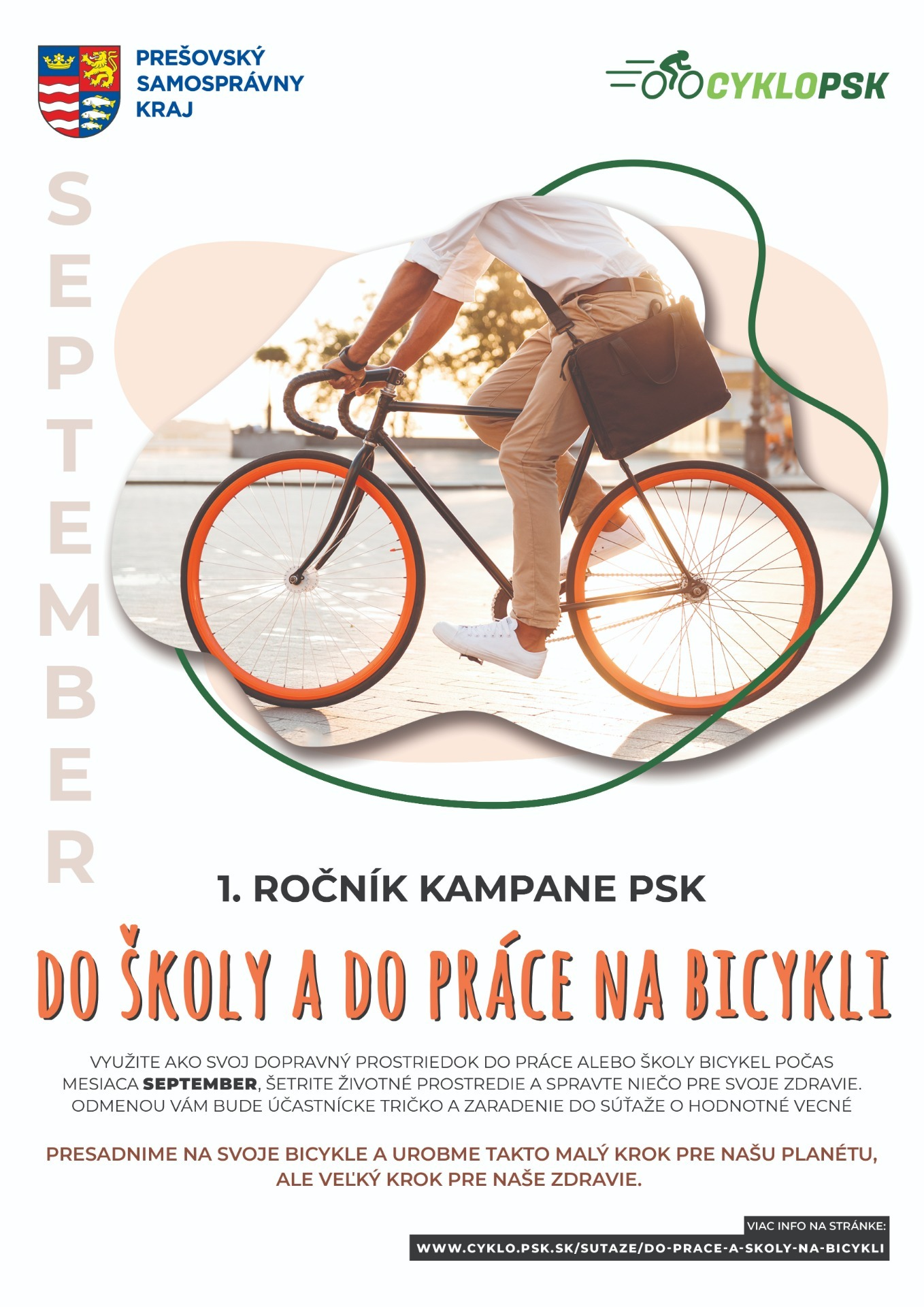 Do školy a do práce na bicykli - 1. ročník kampane PSK - Obrázok 1