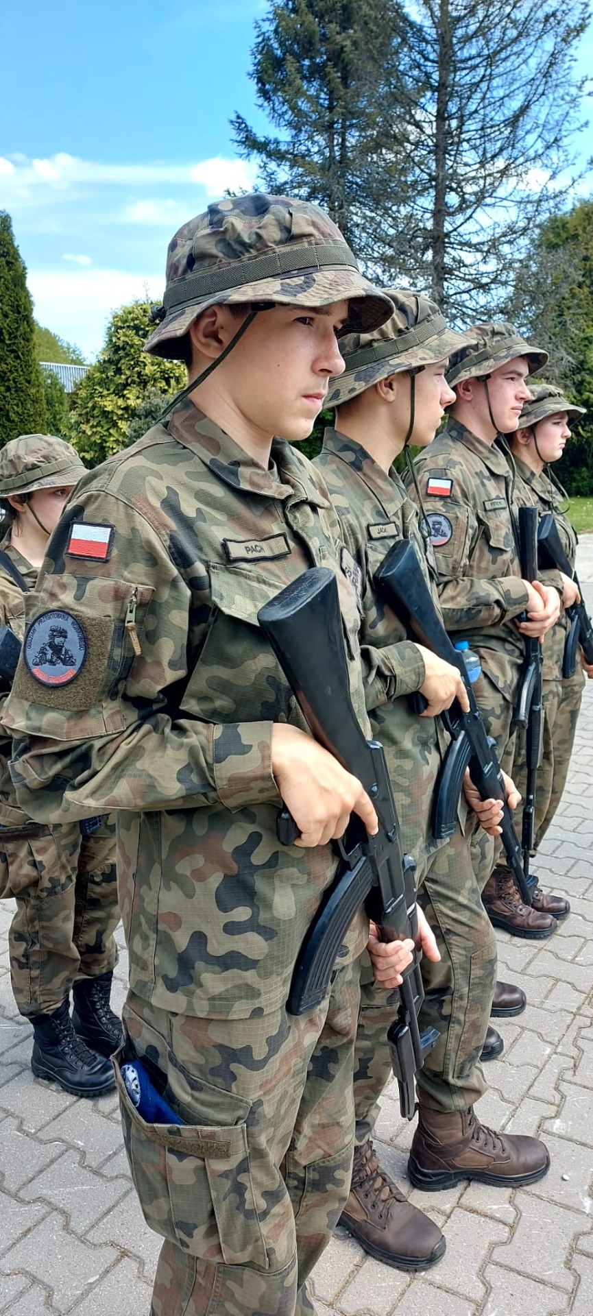 Obóz szkoleniowy klas wojskowych - Andrzejówka, dzień 1. - Obrazek 5