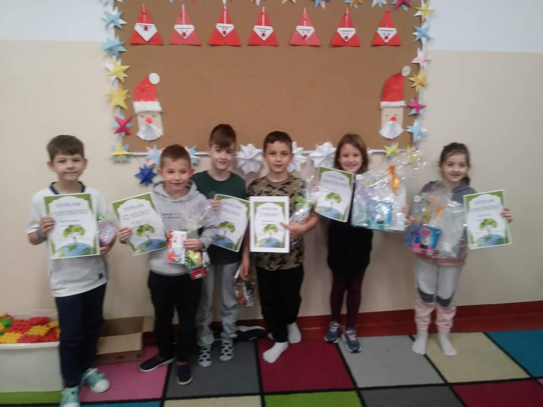 Dzieci nagrodzone w Konkursie Eko Zabawka