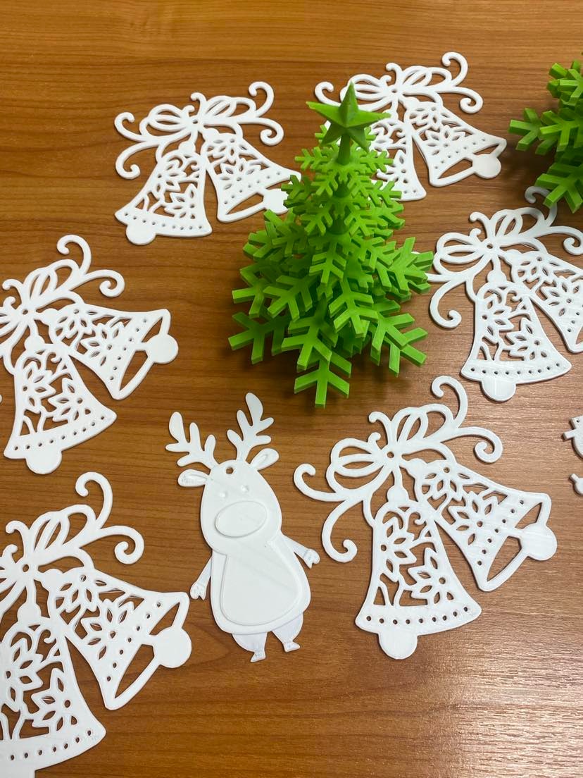 Ozdoby świąteczne wydrukowane na drukarce 3D