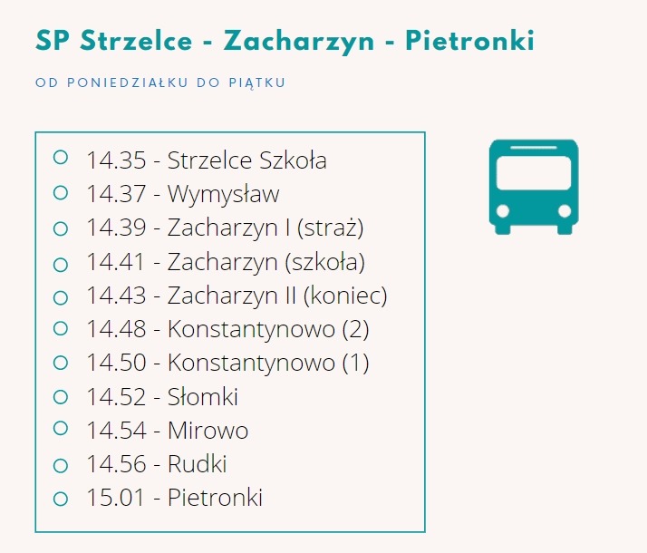 Rozkład jazdy autobusów od 17.05.2021 r. - Obrazek 5