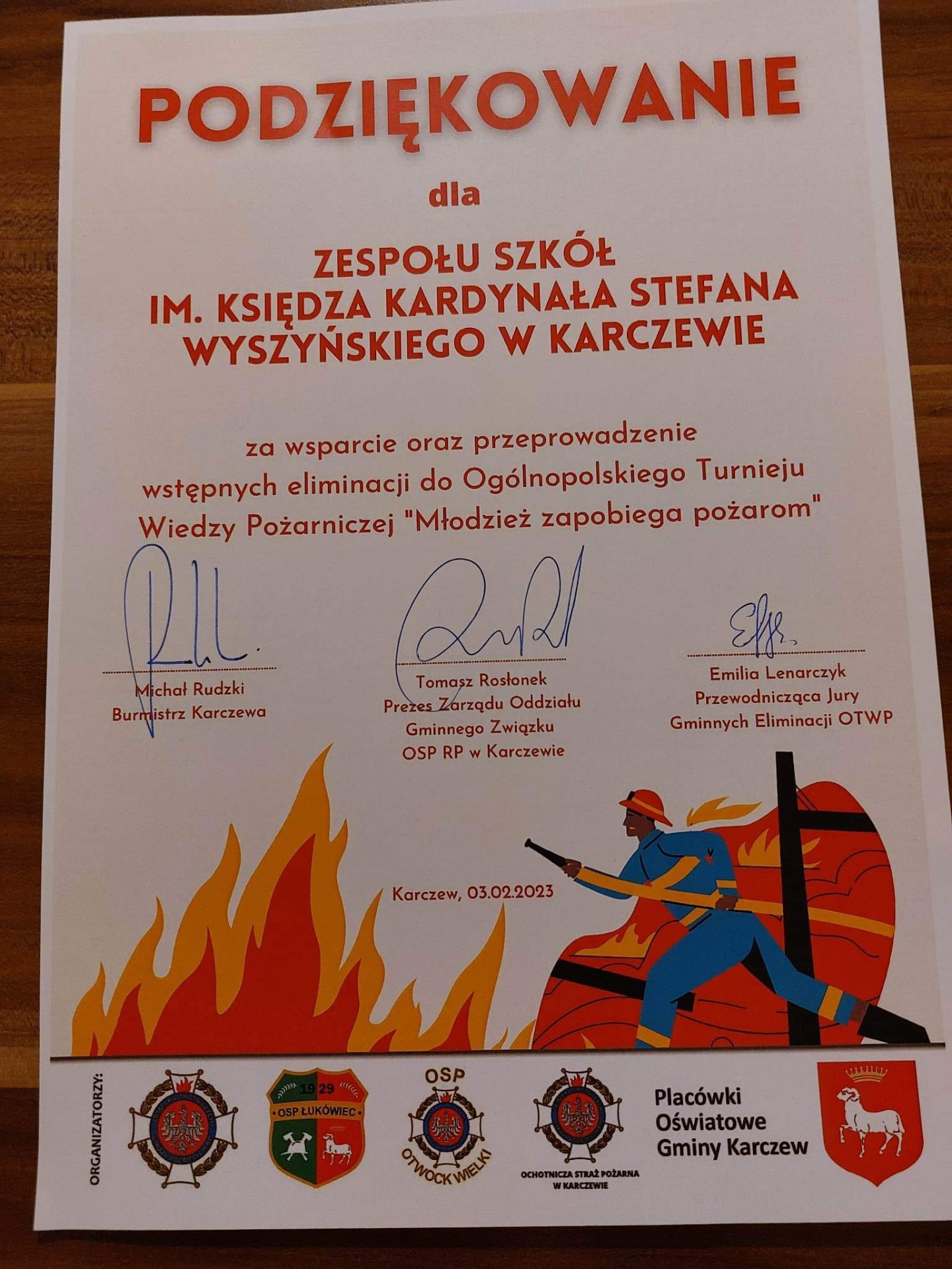 Turnieju Wiedzy Pożarniczej w Karczewie - Obrazek 2
