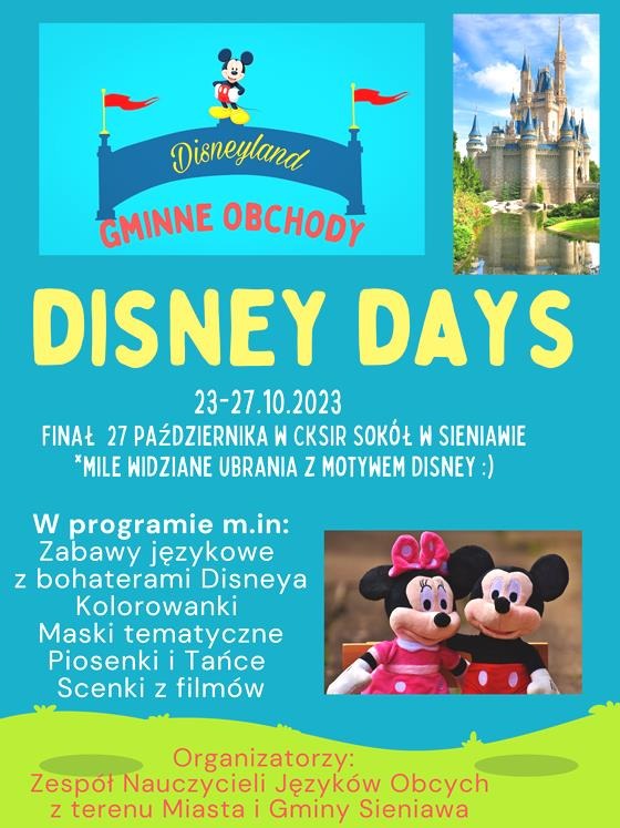 DISNEY DAYS- obchody Dni Disneya