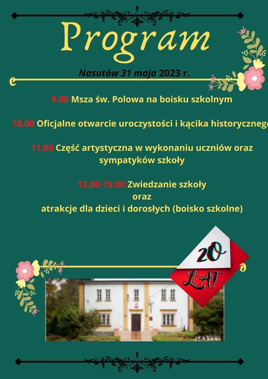 Uroczystości Jubileuszowe  20-lecia  nadania szkole imienia Kardynała Stefana Wyszyńskiego - Obrazek 2