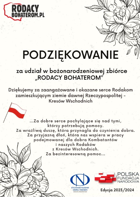Podziękowanie od Polskiej Fundacji Narodowej - Obrazek 2