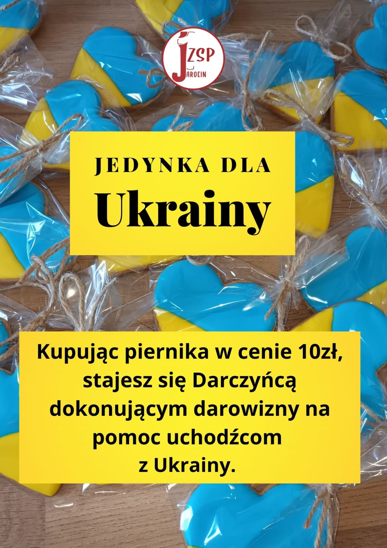 Uczniowie Jedynki solidarni z Ukrainą! - Obrazek 1
