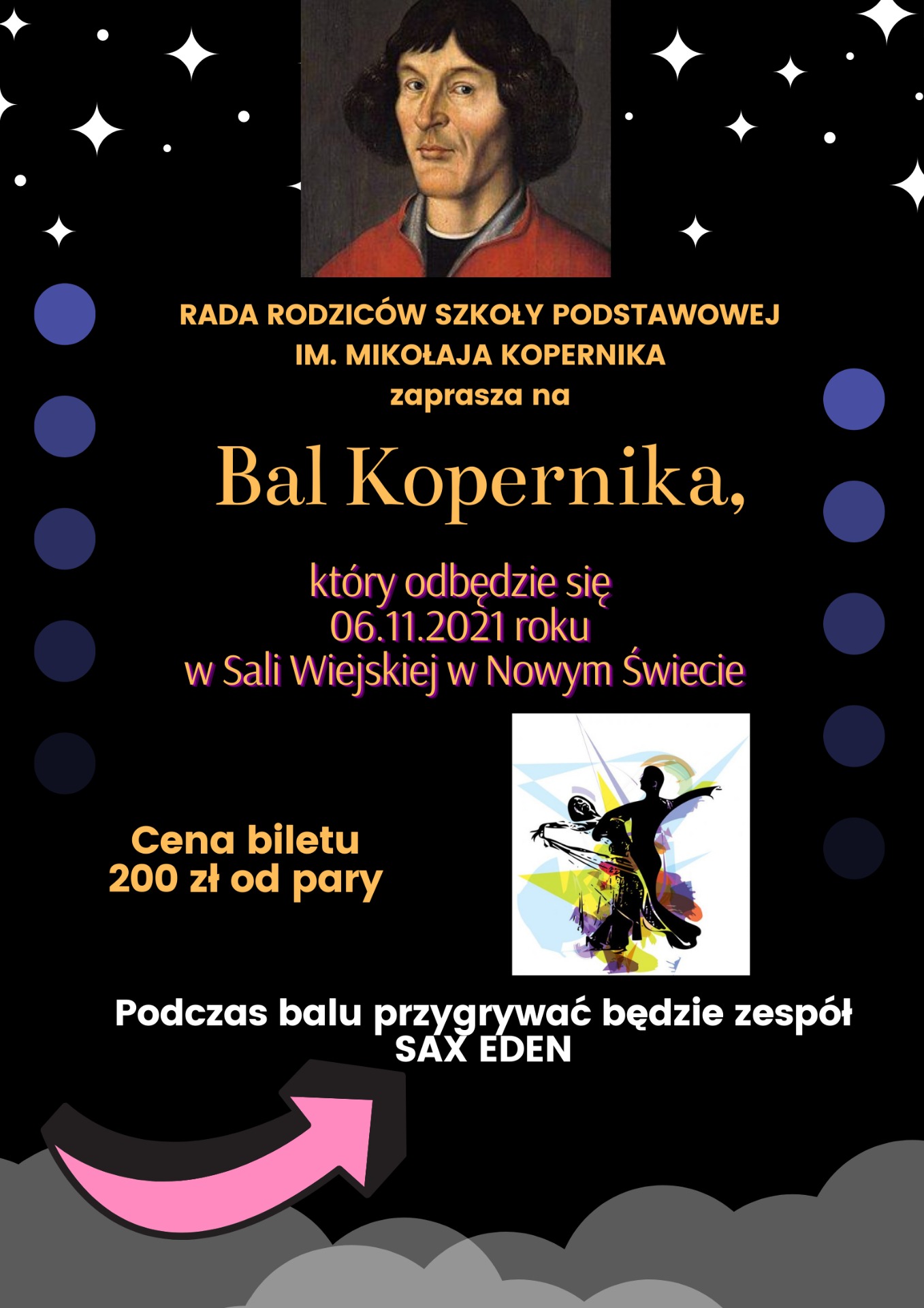 Zaproszenie na Bal Kopernika - Obrazek 1