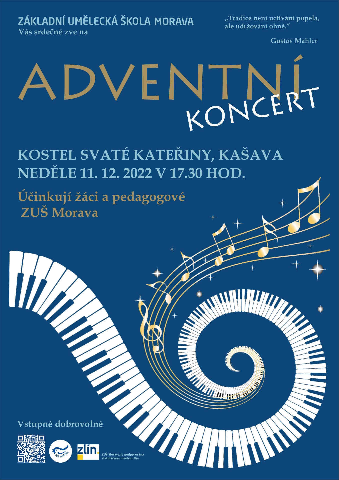 Adventní koncert ZUŠ Morava - Obrázek 1