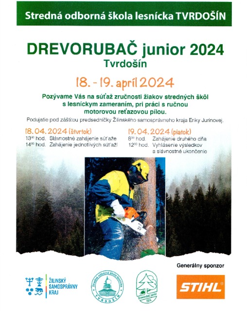 18. - 19. apríl 2024 Drevorubač junior 2024 - Obrázok 1